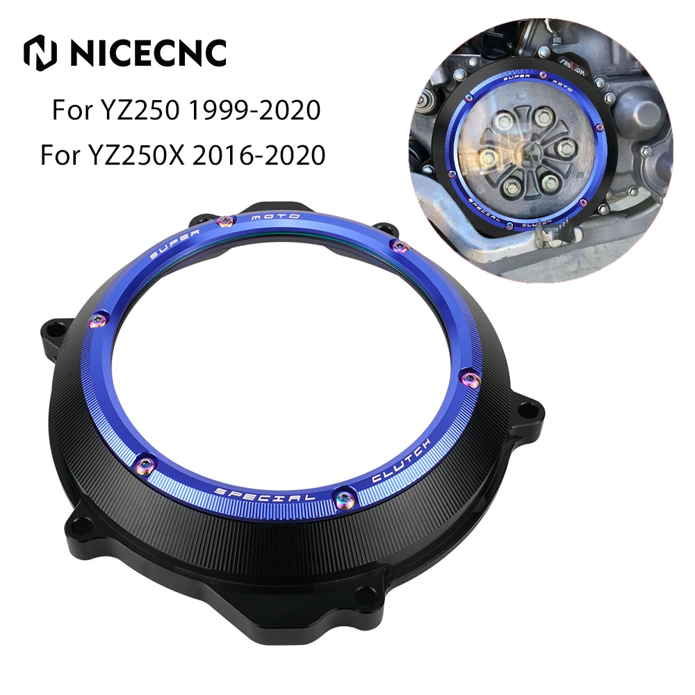 NICECNC Clear Clutch Cover Protector Guard For YAMAHA YZ250 1999-2020 YZ250X 2016-2020 2019 YZ 250 X 250X Motocross Accessories
NICECNC Clear Clutch Cover Protector Guard For YAMAHA YZ250 1999-2020 YZ250X 2016-2020 2019 YZ 250 X 250X Motocross Accessories