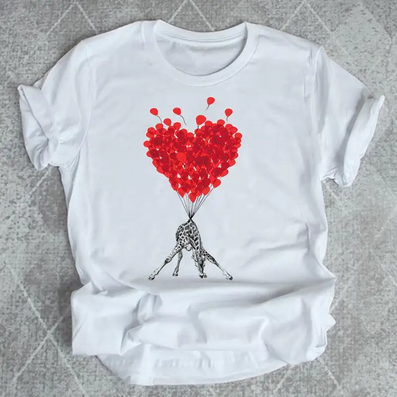 Женская футболка с принтом животных, милый Принт, летняя футболка, женская футболка с графическим рисунком, футболка с коротким рукавом в эс...
Женская футболка с принтом животных, милый Принт, летняя футболка, женская футболка с графическим рисунком, футболка с коротким рукавом в эс...