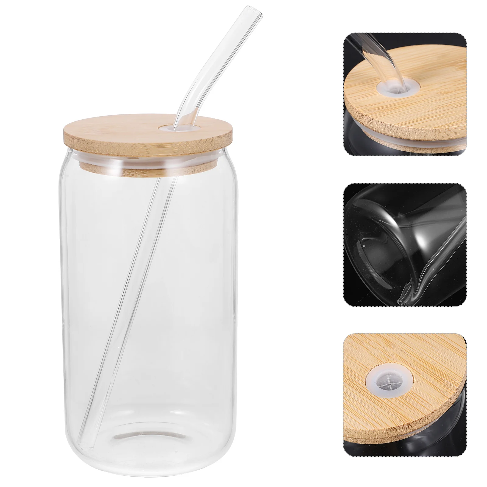 2 Sets of Clear Glass Mugs with Lid and Straw Lovely Glass Drinking Cups(Random Style)
2 Sets of Clear Glass Mugs with Lid and Straw Lovely Glass Drinking Cups(Random Style)