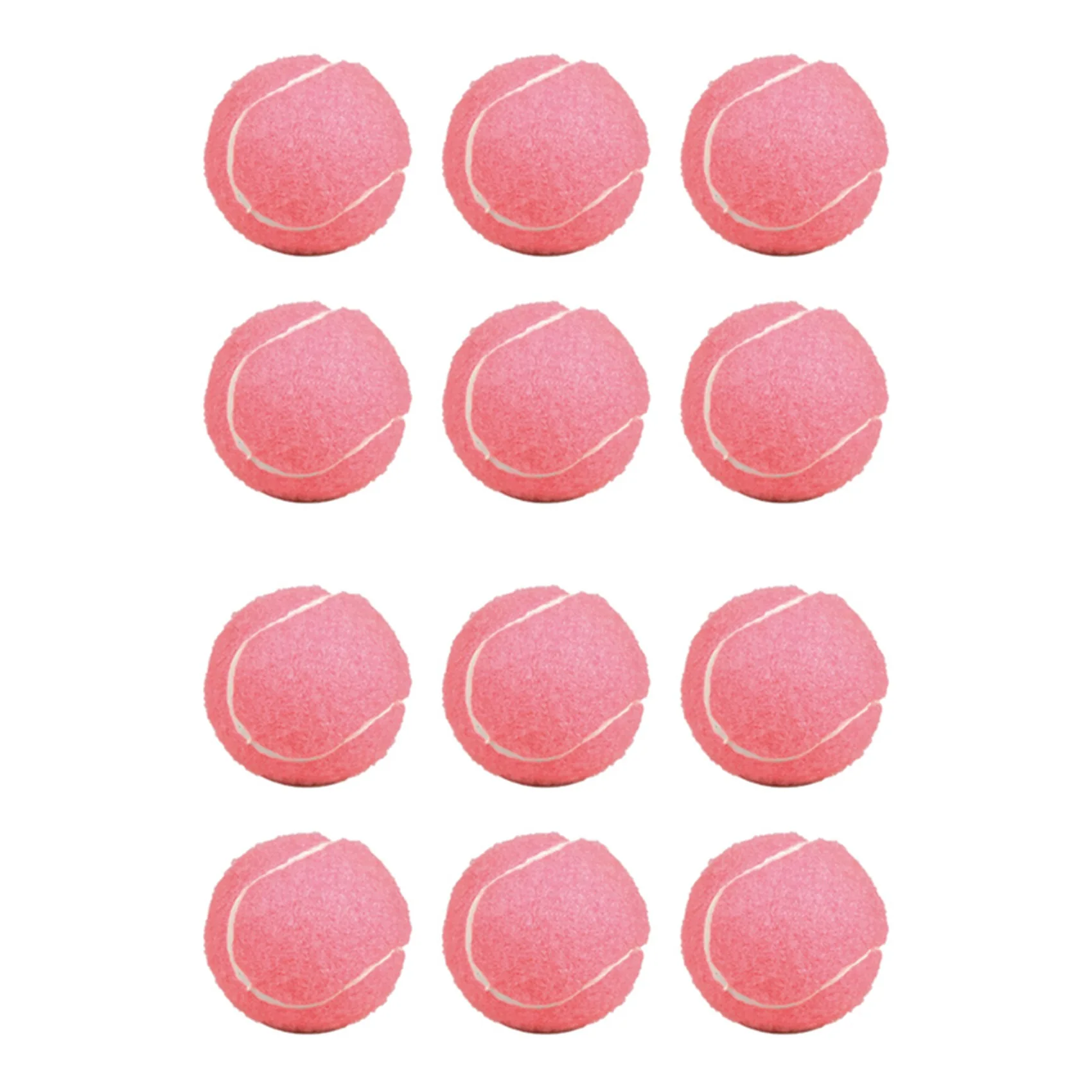12Pcs Pack Pink Tennis Balls Wear-Resistant Elastic Training Balls 66Mm Ladies Beginners Practice Tennis Ball For Club
12Pcs Pack Pink Tennis Balls Wear-Resistant Elastic Training Balls 66Mm Ladies Beginners Practice Tennis Ball For Club