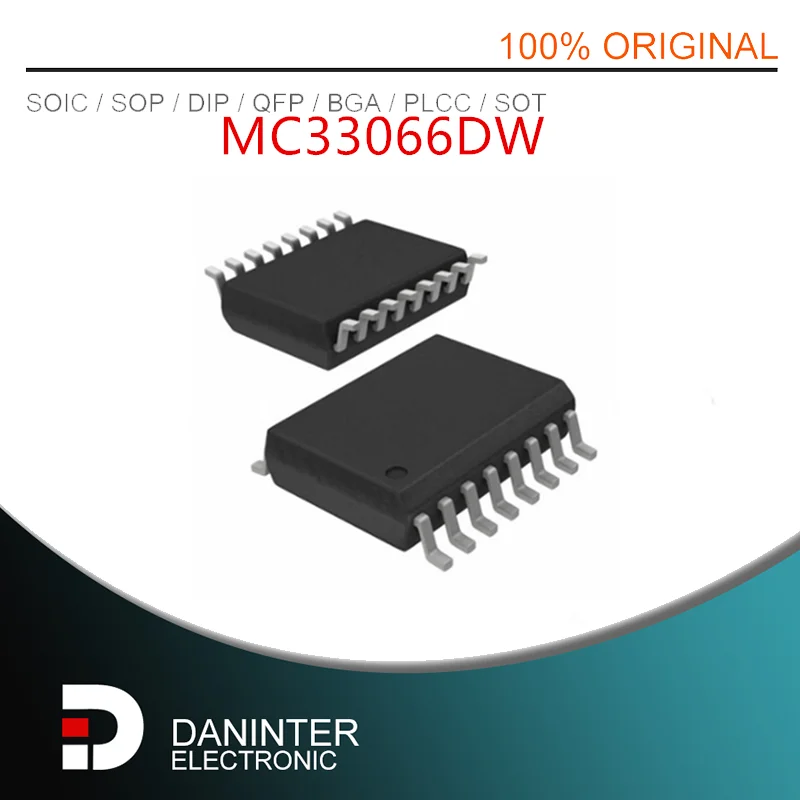 Новый MC33066DW MC33066 SOP16 2 шт./партия 
Новый MC33066DW MC33066 SOP16 2 шт./партия