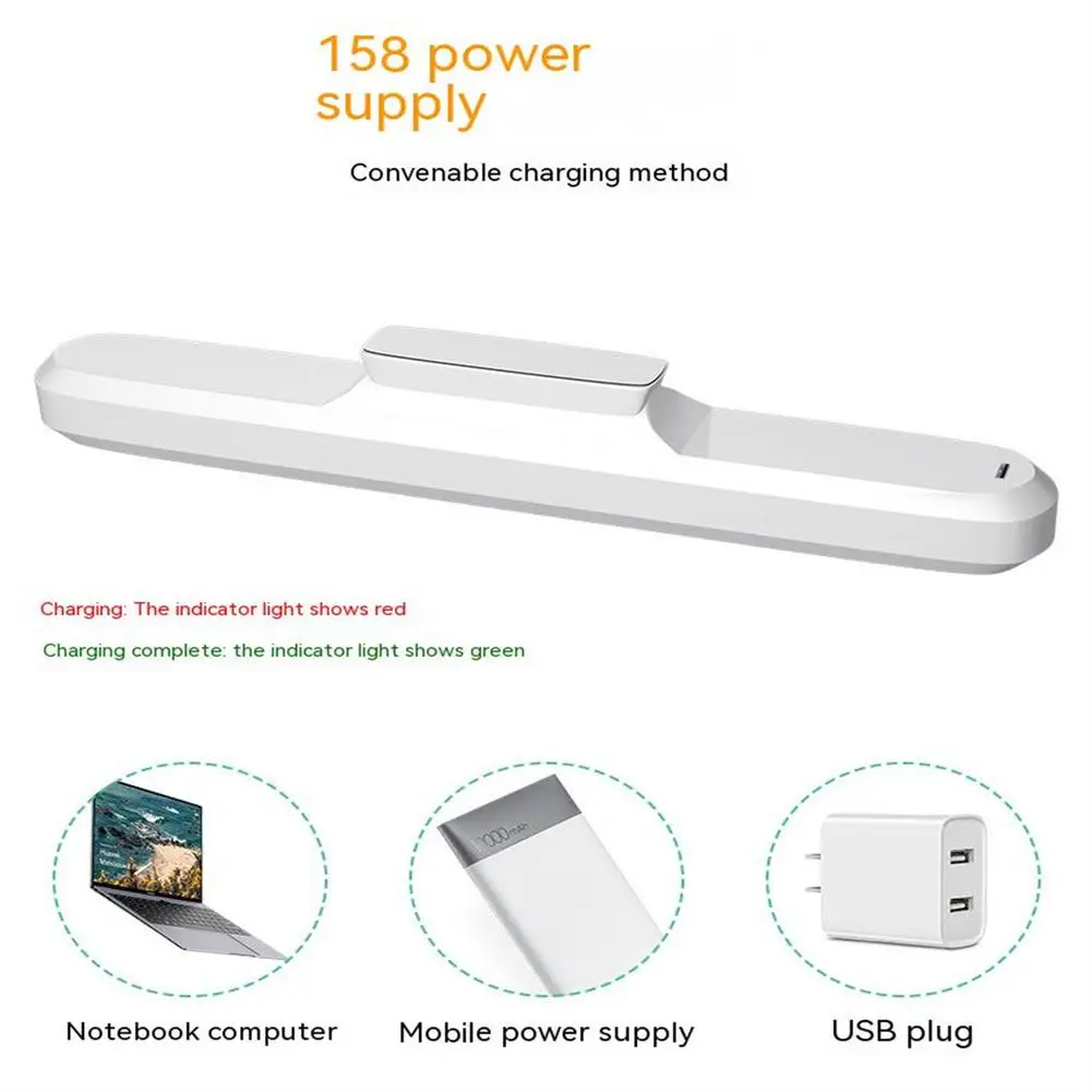 Portable Led Reading Light Desk Lamp 120 Degree Wide Angle Adjustable 3-level Color Temperature Night Light
Portable Led Reading Light Desk Lamp 120 Degree Wide Angle Adjustable 3-level Color Temperature Night Light
