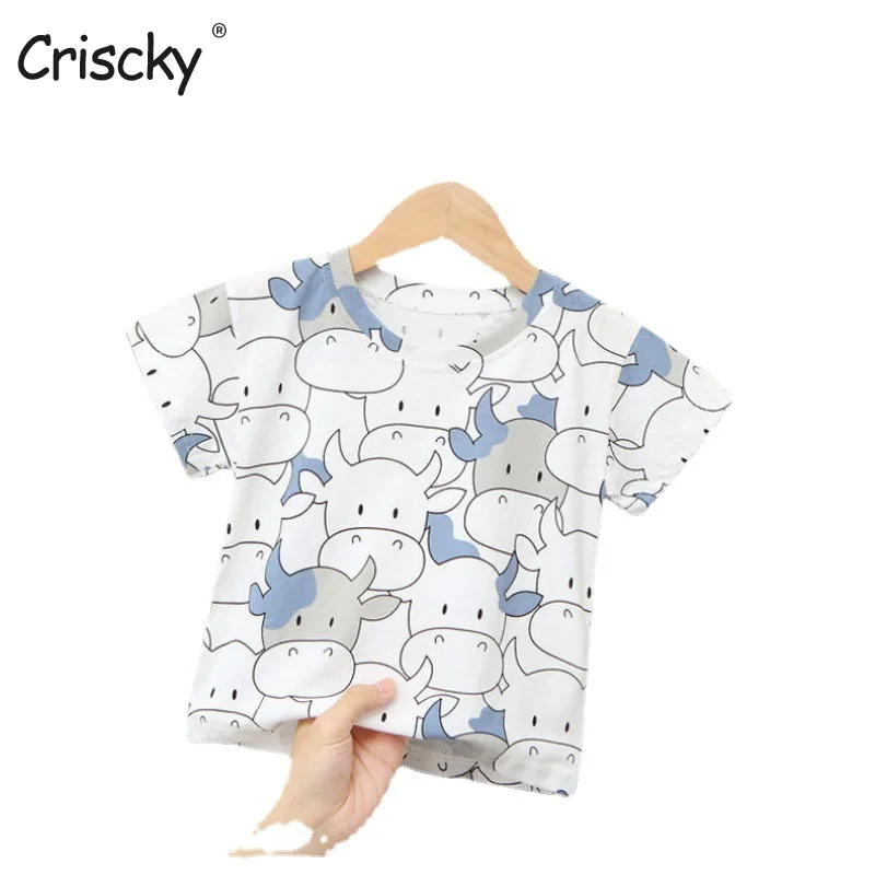 Criscky 2-6Y Summer T-shirt Fashion Cartoon T-shirts Boy O-Neck Short Sleeve T-shirt Kids Clothes Boys
Criscky 2-6Y Summer T-shirt Fashion Cartoon T-shirts Boy O-Neck Short Sleeve T-shirt Kids Clothes Boys