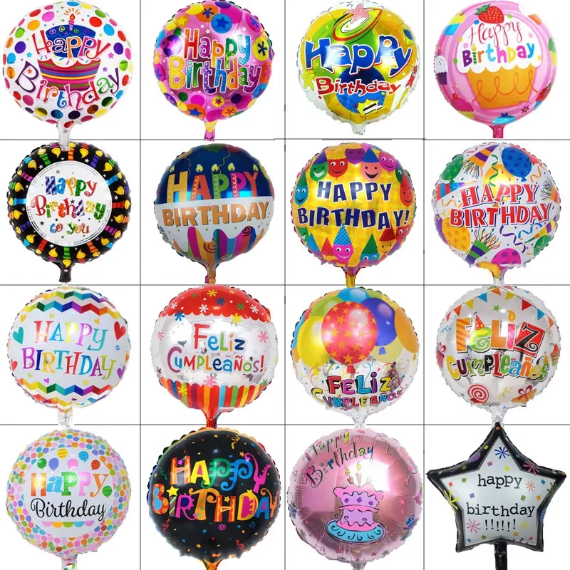 1PC 18-inch happy birthday balloon Aluminum foil Helium balloons birthday party decorations kids toy Supplies
1PC 18-inch happy birthday balloon Aluminum foil Helium balloons birthday party decorations kids toy Supplies
