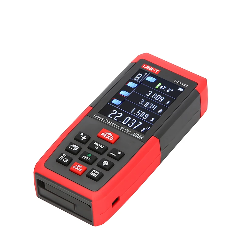 UNI-T UT396A Professional Laser Distance Meters Lofting Test Levelling Instrument Area/Volume Data Storage Max 80m 2MP Camera
UNI-T UT396A Professional Laser Distance Meters Lofting Test Levelling Instrument Area/Volume Data Storage Max 80m 2MP Camera