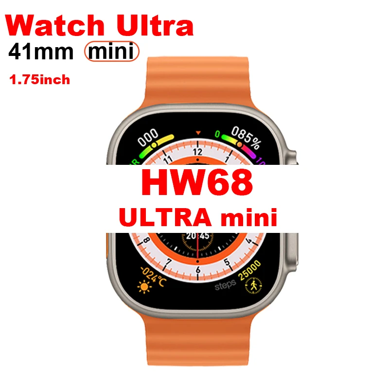 Женские умные часы HW68 Ultra Mini, 41 мм, 1,75 дюйма, Беспроводная зарядка, Bluetooth, звонки, сообщения, фотография, модные умные часы PK Ultra8 Mini
Женские умные часы HW68 Ultra Mini, 41 мм, 1,75 дюйма, Беспроводная зарядка, Bluetooth, звонки, сообщения, фотография, модные умные часы PK Ultra8 Mini