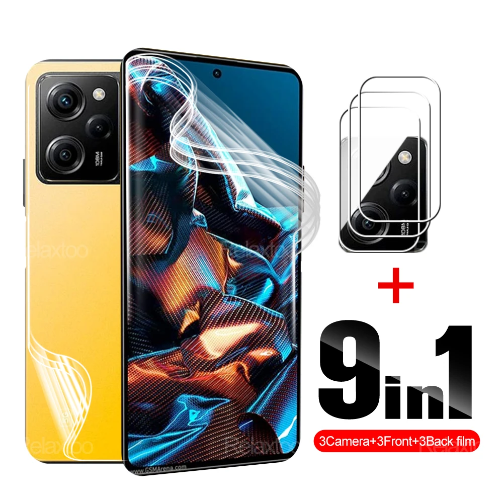 Гидрогелевые пленки 9 в 1 для Xiaomi Poco X5 Pro, пленка для объектива камеры Xiao mi PO Co X5, Гидрогелевая защитная пленка
Гидрогелевые пленки 9 в 1 для Xiaomi Poco X5 Pro, пленка для объектива камеры Xiao mi PO Co X5, Гидрогелевая защитная пленка