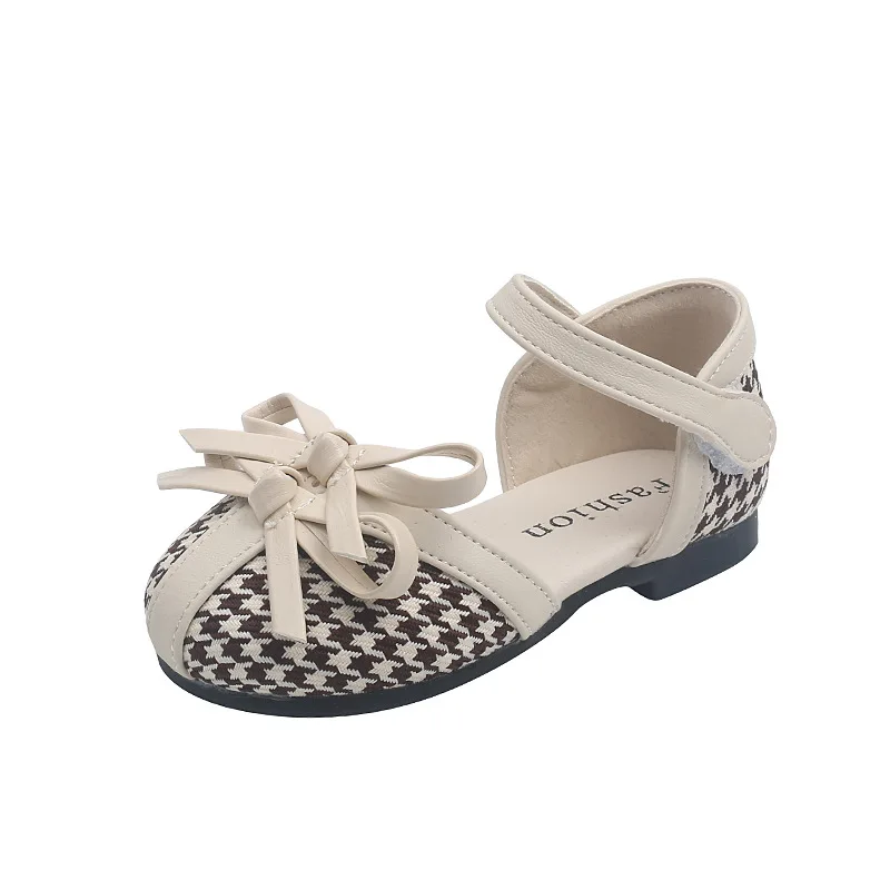 Сандалии для девочек с мягким закрытым носком и бантом, детские модные шикарные туфли с рисунком «гусиная лапка» для принцессы, вечерние св...
Сандалии для девочек с мягким закрытым носком и бантом, детские модные шикарные туфли с рисунком «гусиная лапка» для принцессы, вечерние св...