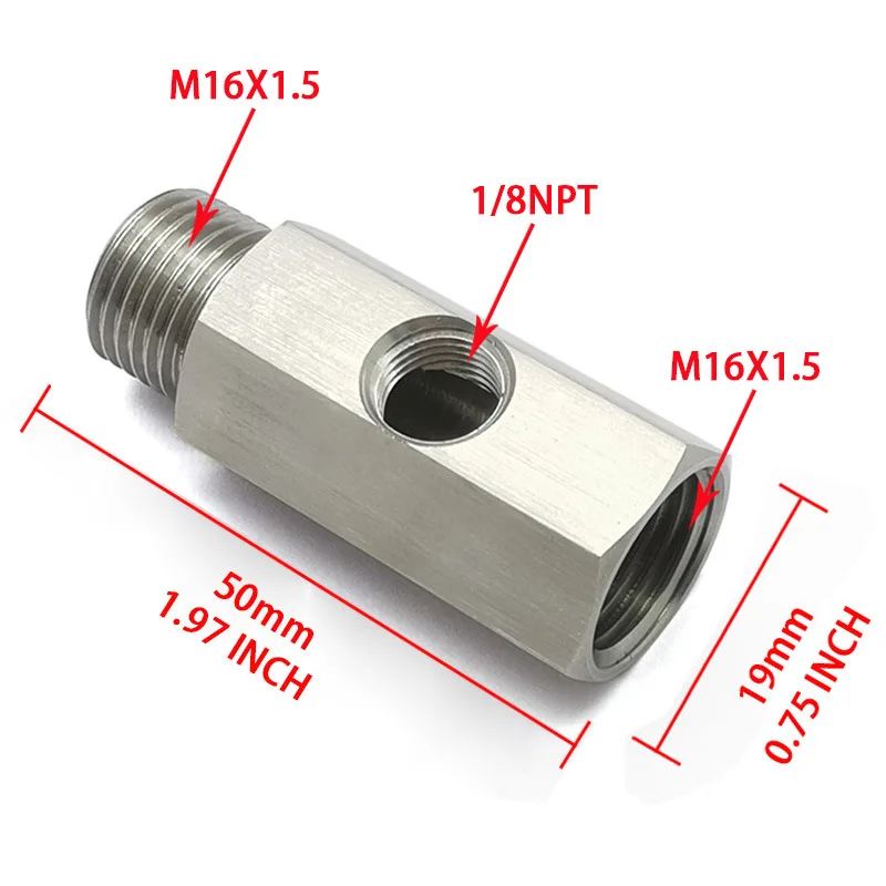 Готовый к отправке адаптер тройника датчика давления масла 1/8NPT с 1/8NPT, M16 * 1,5
Готовый к отправке адаптер тройника датчика давления масла 1/8NPT с 1/8NPT, M16 * 1,5