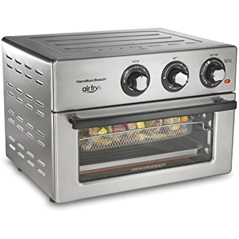 Air Fryer Countertop Toaster Oven, Includes Bake, Broil, and Toast, Fits 12” Pizza, 1800 Watts, 6 Cooking Modes
Air Fryer Countertop Toaster Oven, Includes Bake, Broil, and Toast, Fits 12” Pizza, 1800 Watts, 6 Cooking Modes