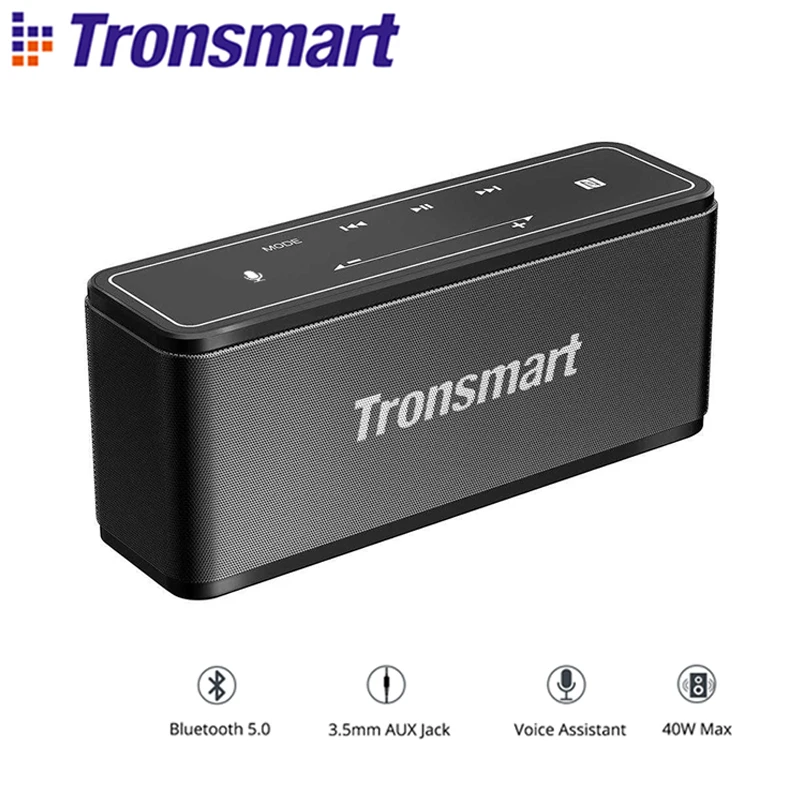 Tronsmart Mega Bluetooth Speaker 40W Portable Speaker with Touch Control Soundbar support Voice Assistant,NFC,MicroSD
Tronsmart Mega Bluetooth Speaker 40W Portable Speaker with Touch Control Soundbar support Voice Assistant,NFC,MicroSD