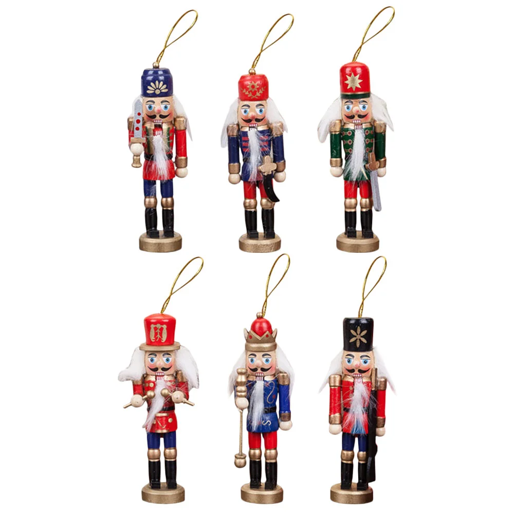Nutcracker Christmas Decorhanging Pendants Soldier Ornaments Wooden Tree Decoration Figures Table Decorations Ornament Figurine 
Nutcracker Christmas Decorhanging Pendants Soldier Ornaments Wooden Tree Decoration Figures Table Decorations Ornament Figurine