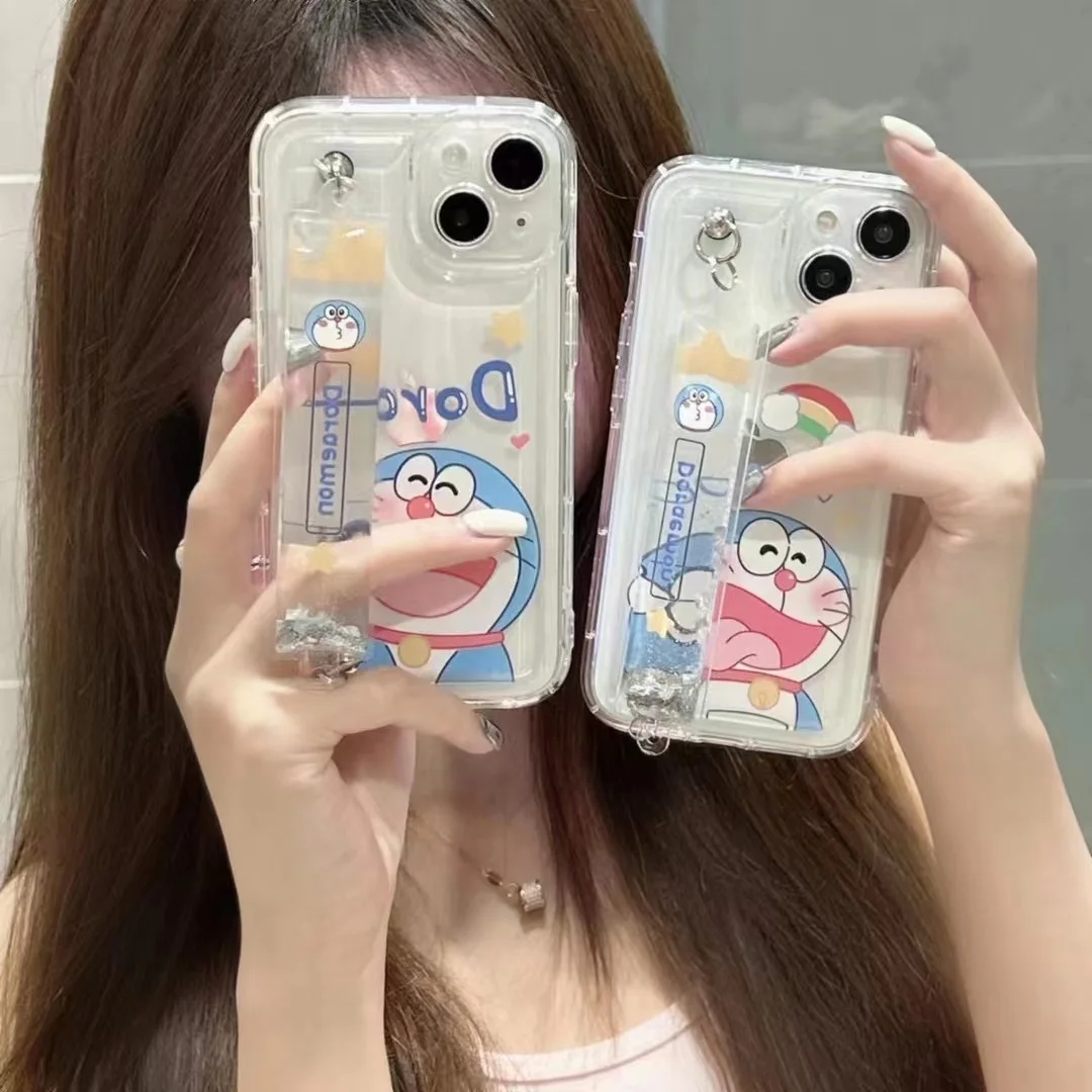 Cute Doraemon wrist quicksand cartoon Phone Cases For iPhone 14 13 12 11 Pro Max Back Cover
Cute Doraemon wrist quicksand cartoon Phone Cases For iPhone 14 13 12 11 Pro Max Back Cover