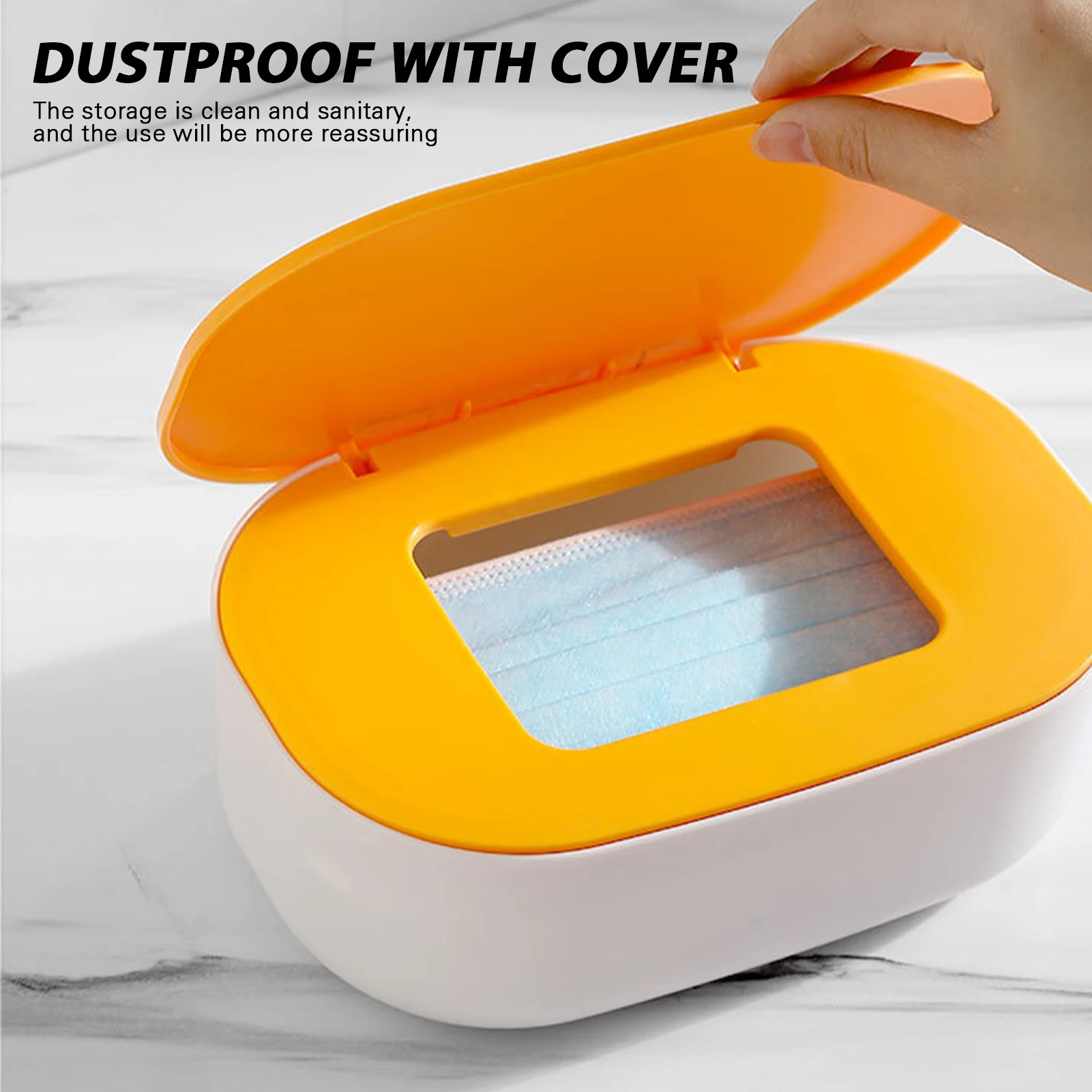 New Storage Box for Face Masques Dustproof Home Desktop Small Organizer with Lid Dust Masques Container 
New Storage Box for Face Masques Dustproof Home Desktop Small Organizer with Lid Dust Masques Container
