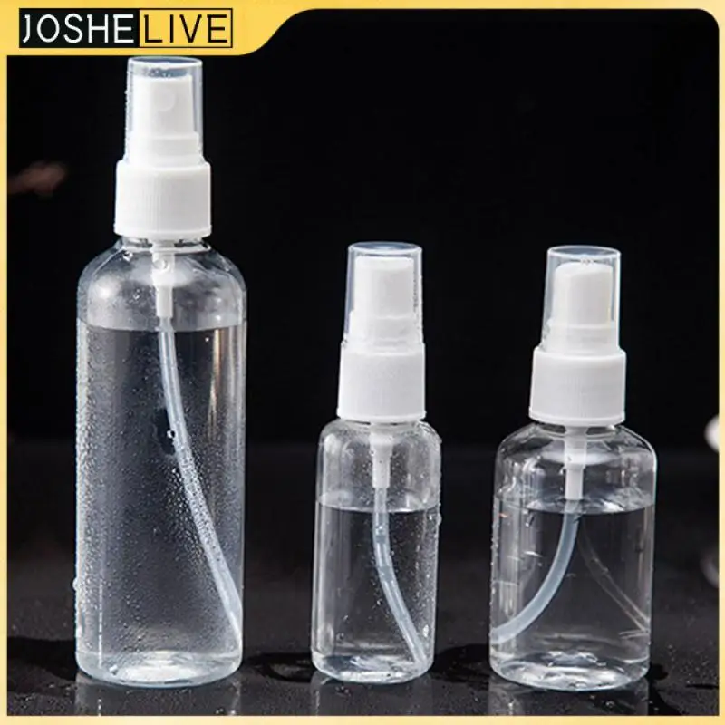 

1PC 100ML Spray Bottle High-Quality Plastic Portable Transparent Reusable Bottle Atomizer Household Travel Goods Color Random