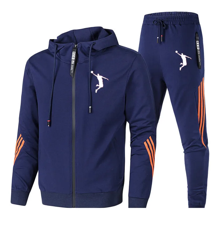 Autumn And Winter Men's Fashion Printed Sportswear Suit Cotton Zipper Cardigan Jacket Hooded Casual Sportswear Brand Suit
Autumn And Winter Men's Fashion Printed Sportswear Suit Cotton Zipper Cardigan Jacket Hooded Casual Sportswear Brand Suit