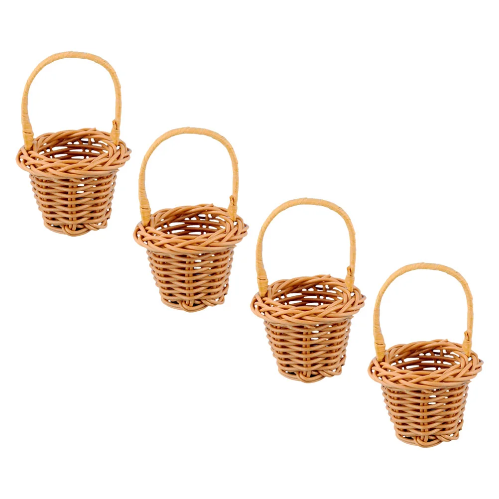 Basket Miniflower Baskets Miniaturehandheld Wicker Boxpicnic Totewoven Landscape Rattan Scene Favor Wood Hamper Props Party
Basket Miniflower Baskets Miniaturehandheld Wicker Boxpicnic Totewoven Landscape Rattan Scene Favor Wood Hamper Props Party