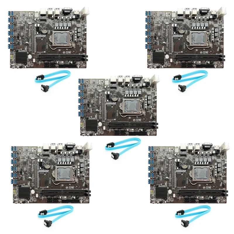 5X B250C BTC Mining Motherboard 12XPCIE To USB3.0 Graphics Card Slot LGA1151 Supports DDR4 DIMM RAM Computer Motherboard
5X B250C BTC Mining Motherboard 12XPCIE To USB3.0 Graphics Card Slot LGA1151 Supports DDR4 DIMM RAM Computer Motherboard