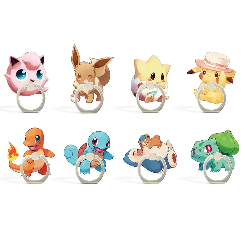Pokemon Pikachu Snorlax Eevee Squirtle Ring Buckle Phone Case Accessories Mobile Phone Holder Action Figure Toys Gifts
Pokemon Pikachu Snorlax Eevee Squirtle Ring Buckle Phone Case Accessories Mobile Phone Holder Action Figure Toys Gifts