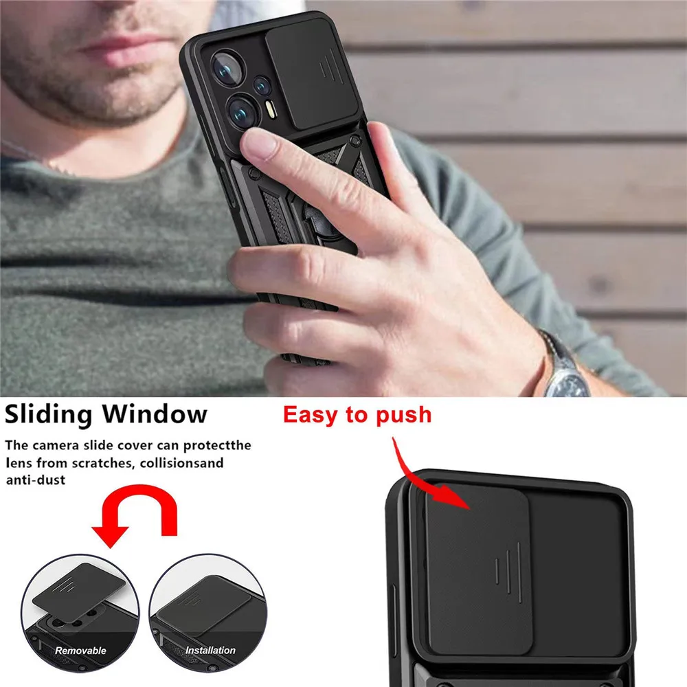 Ring Case For POCO X4 GT POCO F4 GT Case Slide Coque Camera Armor Shockproof Ring Stand Cover For POCO X4 GT PokoX4 GT Funda
Ring Case For POCO X4 GT POCO F4 GT Case Slide Coque Camera Armor Shockproof Ring Stand Cover For POCO X4 GT PokoX4 GT Funda