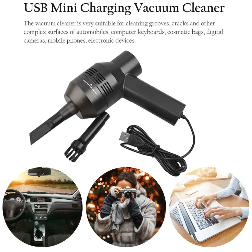 Multifunctional Portable Mini USB Vacuum Cleaner Computer Dust Blower Duster for Pet Car Laptop Keyboard Camera Phone
Multifunctional Portable Mini USB Vacuum Cleaner Computer Dust Blower Duster for Pet Car Laptop Keyboard Camera Phone