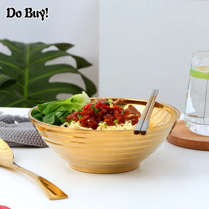 1 Pcs Noodle Bowl Heat Insulation Stainless Steel Ramen Bowl Double Layer Large Capacity Noodle Rice Restaurant Home Soup Bowl
1 Pcs Noodle Bowl Heat Insulation Stainless Steel Ramen Bowl Double Layer Large Capacity Noodle Rice Restaurant Home Soup Bowl