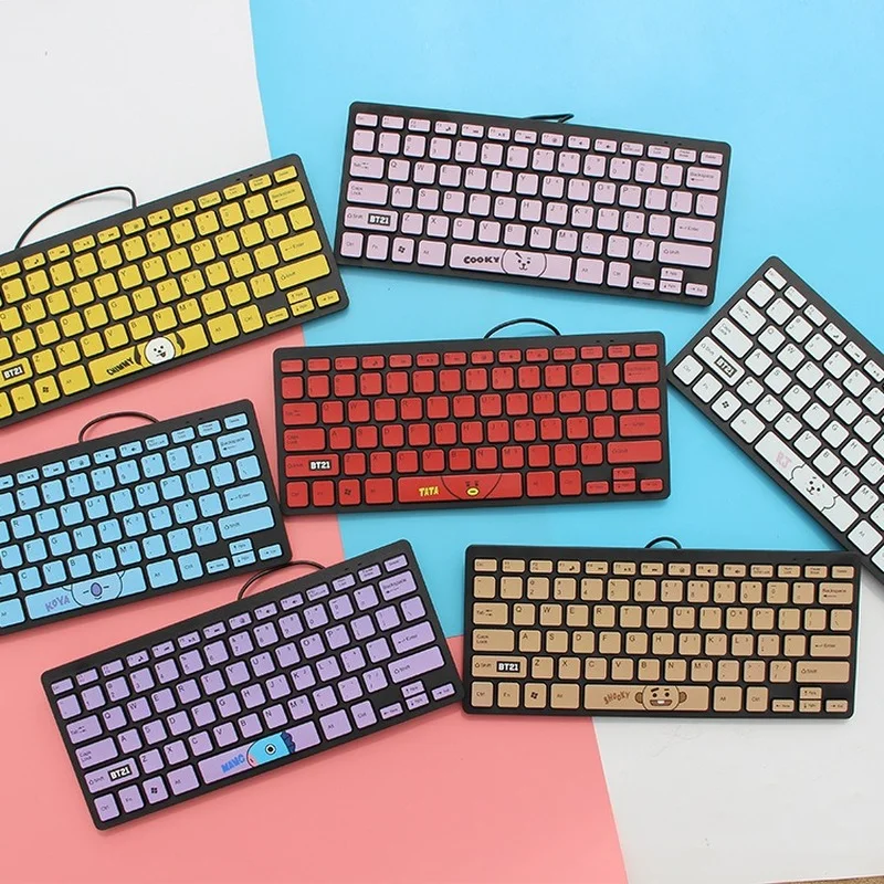 Kawaii JCBTSHBulletproof Anime Surroundings Cartoon Cute Love Pony Mini Usb Color Wired Keyboard 78 (Key) Boyfriend Gift
Kawaii JCBTSHBulletproof Anime Surroundings Cartoon Cute Love Pony Mini Usb Color Wired Keyboard 78 (Key) Boyfriend Gift