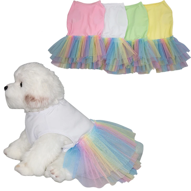2022 New Pet Dog Dress Colorful Pets Princess Style Gauze Skirt Soft Comfortable Spring Summer Dog Clothing Pet Apparel Sundress
2022 New Pet Dog Dress Colorful Pets Princess Style Gauze Skirt Soft Comfortable Spring Summer Dog Clothing Pet Apparel Sundress