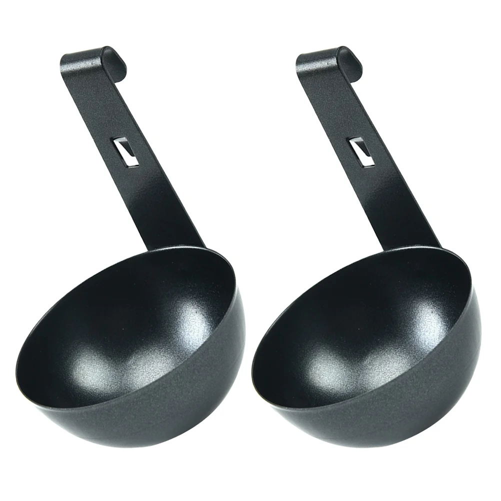 

2 Pcs Egg Boiler Stainless Steel Containers Tools Boiled Eggs Kitchen Steaming Supplies Steamer Spoon Spoons Holder