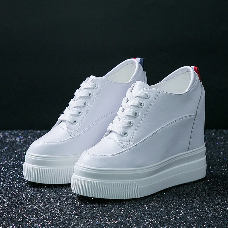 11cm Platform Wedge Sneakers Shoes Genuine Leather Women Fashion Sneakers Hidden Heel Shoes Spring Autumn Summer Pumps D3-131
11cm Platform Wedge Sneakers Shoes Genuine Leather Women Fashion Sneakers Hidden Heel Shoes Spring Autumn Summer Pumps D3-131