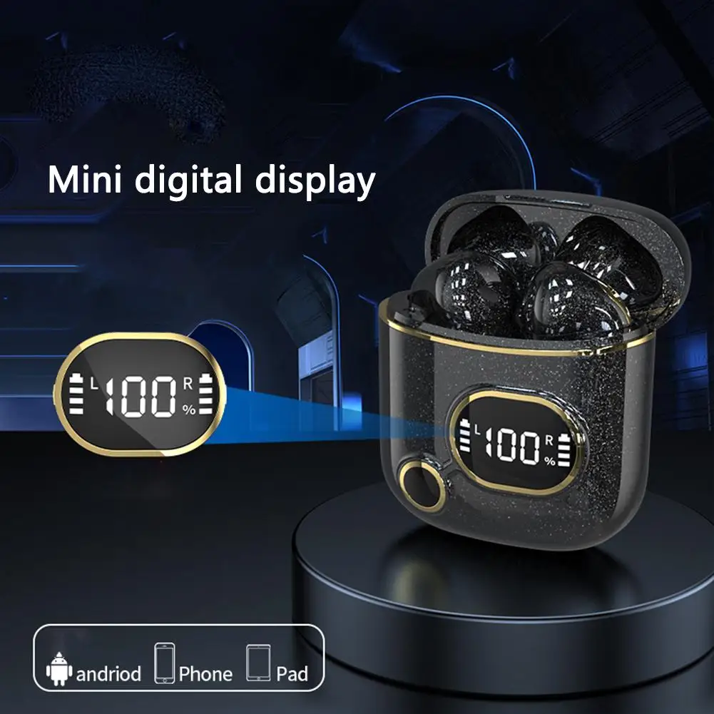 Беспроводная Bluetooth-гарнитура yovonin TWS, Hi-Fi стерео музыкальные наушники, умные Игровые наушники с сенсорным управлением и цифровым дисплеем
Беспроводная Bluetooth-гарнитура yovonin TWS, Hi-Fi стерео музыкальные наушники, умные Игровые наушники с сенсорным управлением и цифровым дисплеем