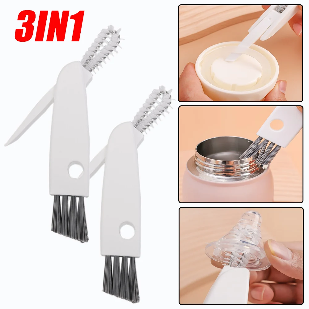 3in1 Bottle Cleaning Brush Multifunctional Flexible Gap Brushes 360 Degree Rotation Cleaner for Kitchen Household Accessories
3in1 Bottle Cleaning Brush Multifunctional Flexible Gap Brushes 360 Degree Rotation Cleaner for Kitchen Household Accessories