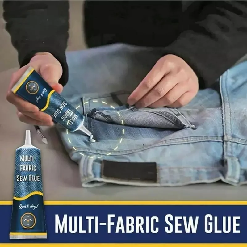 Sew Glue Liquid Multi-fabric Sewing Multi Function Clothing Repair Glue Universal Kit Fast Tack Dry Sewing Supplies
Sew Glue Liquid Multi-fabric Sewing Multi Function Clothing Repair Glue Universal Kit Fast Tack Dry Sewing Supplies