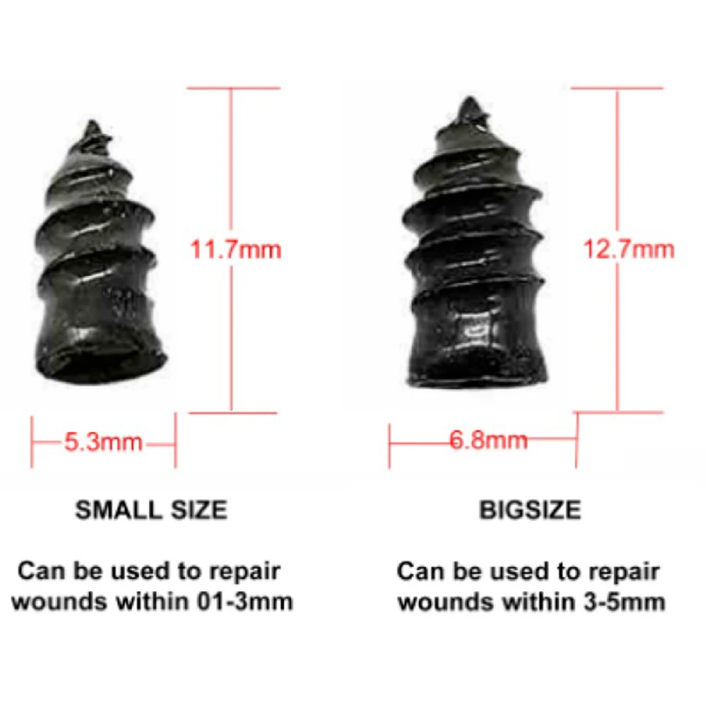 8pcs Vacuum Tyre Repair Nail Kit For Motorcycle Car Scooter Rubber Tubeless Tire Repair Tool Set Glue Free Repair Tire Film Nail
8pcs Vacuum Tyre Repair Nail Kit For Motorcycle Car Scooter Rubber Tubeless Tire Repair Tool Set Glue Free Repair Tire Film Nail