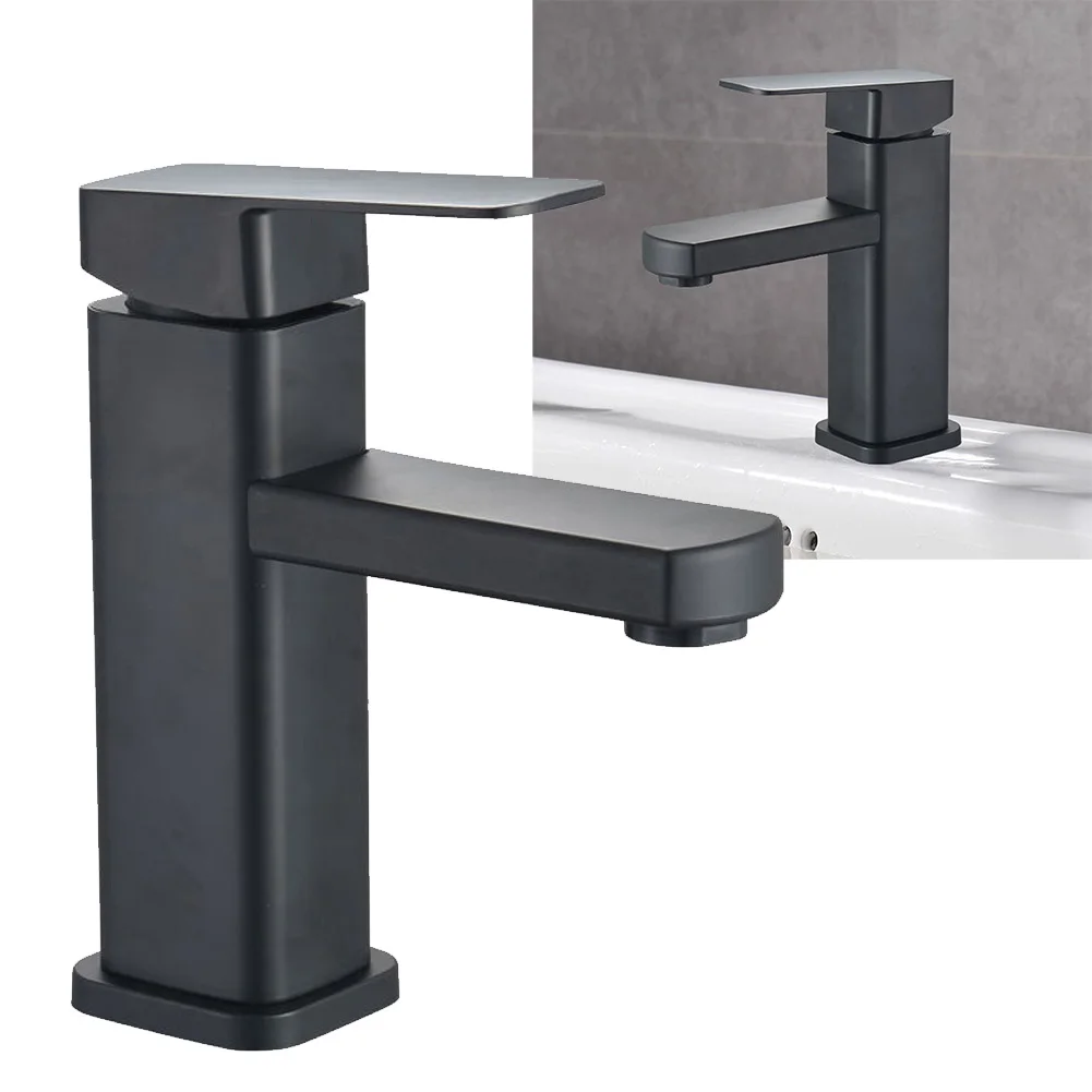 Bathroom Faucet Hot Cold Water Sink Mixer Tap Stainless Steel Paint Basin Faucets Single Hole Tapware Stainless Steel Silver
Bathroom Faucet Hot Cold Water Sink Mixer Tap Stainless Steel Paint Basin Faucets Single Hole Tapware Stainless Steel Silver