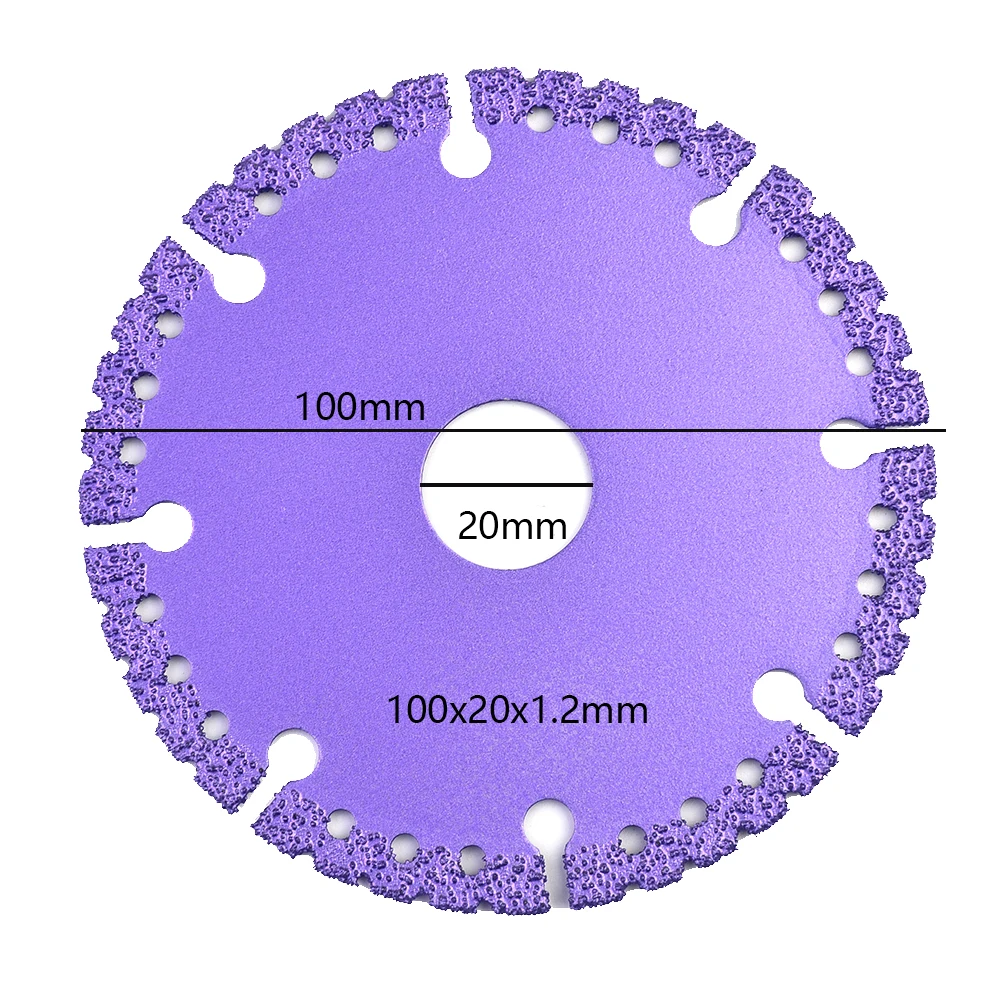 Vacuum Brazed Diamond Saw Blade For Steel Metal Stone Iron Rebar Aluminum Copper Pipe All Purpose Demolition Cutting Disc
Vacuum Brazed Diamond Saw Blade For Steel Metal Stone Iron Rebar Aluminum Copper Pipe All Purpose Demolition Cutting Disc