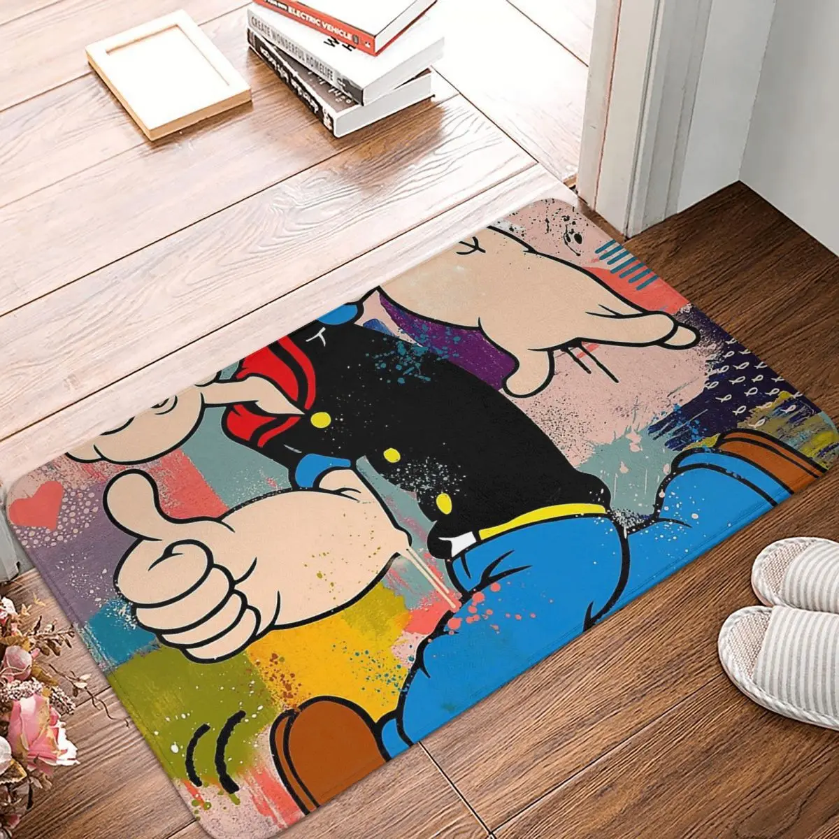 Popeye The Sailor Man Cartoon Non-slip Doormat Living Room Mat Looking Good Babe Hallway Carpet Welcome Rug Bedroom Decor
Popeye The Sailor Man Cartoon Non-slip Doormat Living Room Mat Looking Good Babe Hallway Carpet Welcome Rug Bedroom Decor