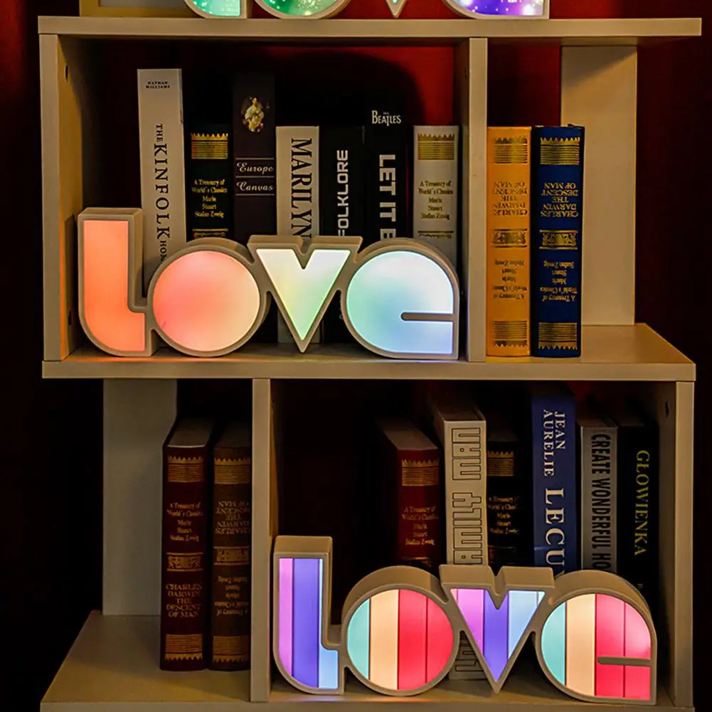LED Night Light Useful Energy-saving Plastic Creative LOVE 3D LED Lamp Wedding Party Ornament for Household
LED Night Light Useful Energy-saving Plastic Creative LOVE 3D LED Lamp Wedding Party Ornament for Household