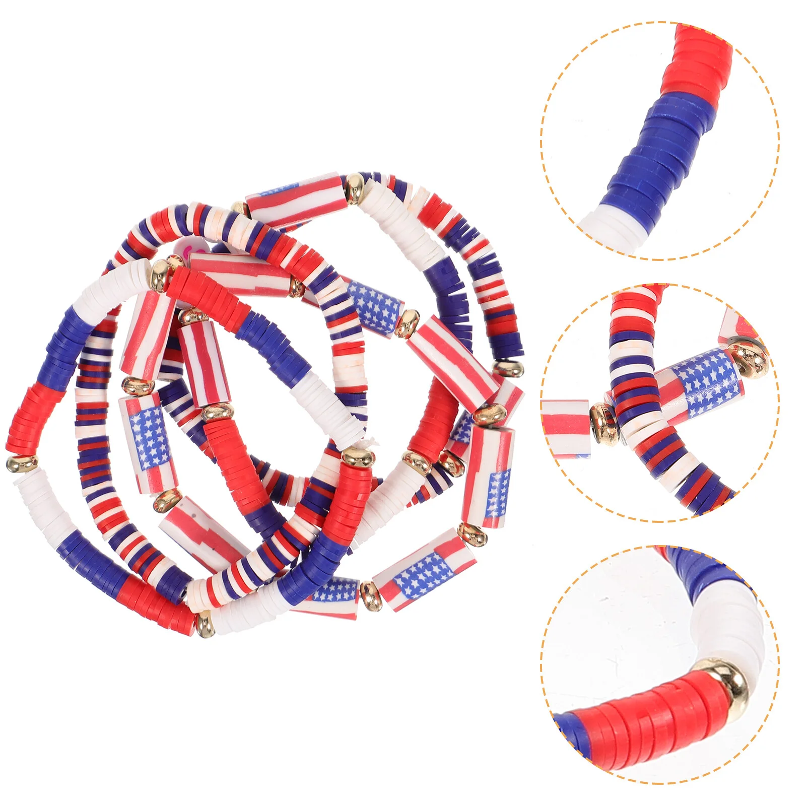 5 Pcs Colorful Decor Set Beaded Bracelets Clay Beads Wrist Jewelry Women Stackable Polymer Elastic Bohemian Miss
5 Pcs Colorful Decor Set Beaded Bracelets Clay Beads Wrist Jewelry Women Stackable Polymer Elastic Bohemian Miss