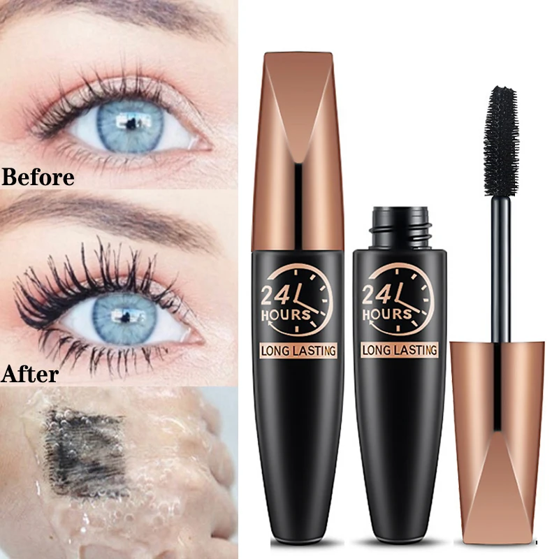 24 Hours Long-wearing Mascara 4D Silk Fiber Eyelashes Natural Curling Thick Eyelashes Waterproof Easy To Clean Mascara Makeup
24 Hours Long-wearing Mascara 4D Silk Fiber Eyelashes Natural Curling Thick Eyelashes Waterproof Easy To Clean Mascara Makeup