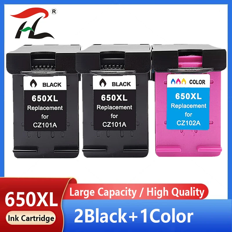 Ink Cartridge 650XL Replacement for HP 650 XL for HP650 Deskjet 1015 1515 2515 2545 2645 3515 3545 4515 4645 printer
Ink Cartridge 650XL Replacement for HP 650 XL for HP650 Deskjet 1015 1515 2515 2545 2645 3515 3545 4515 4645 printer