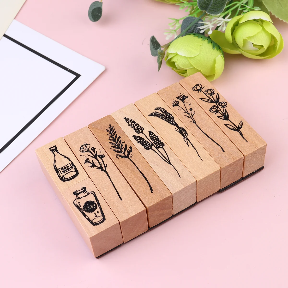 Rubber Stamp Set Woodenink Stamps Wood Diymaking Scrapbook Retrochildrens Toy Kids Flower Craft Stampers Toddler Decorative Seal
Rubber Stamp Set Woodenink Stamps Wood Diymaking Scrapbook Retrochildrens Toy Kids Flower Craft Stampers Toddler Decorative Seal