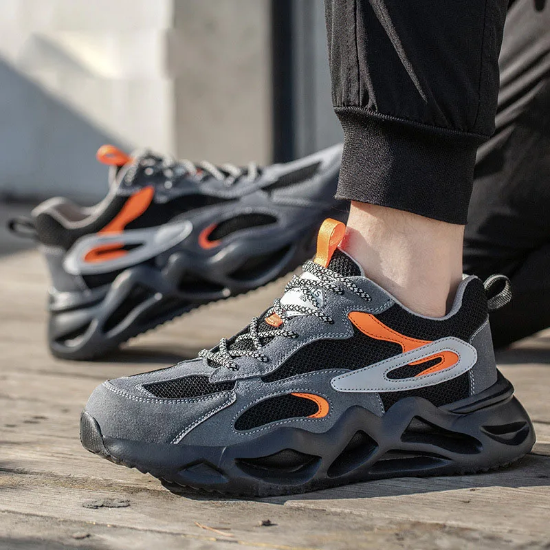 Work Shoes MenSafety Anti-Smashing Indestructible Steel Toe Cap Puncture-Proof shoes Lightweight Male Sofe Women Cosy Sneakers
Work Shoes MenSafety Anti-Smashing Indestructible Steel Toe Cap Puncture-Proof shoes Lightweight Male Sofe Women Cosy Sneakers