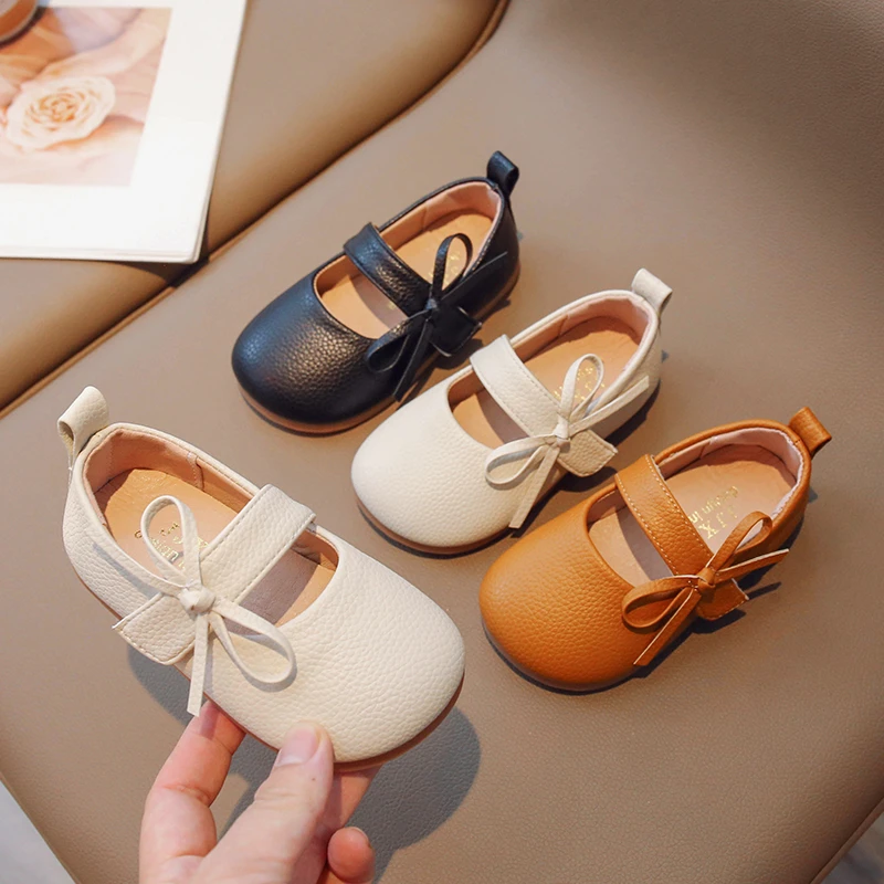 2023 New Girls Moccasin Shoes Round-toe Kids Fashion Leather Shoes Bow Simple Non-slip Hook & Loop Soft Children Casual Shoes
2023 New Girls Moccasin Shoes Round-toe Kids Fashion Leather Shoes Bow Simple Non-slip Hook & Loop Soft Children Casual Shoes