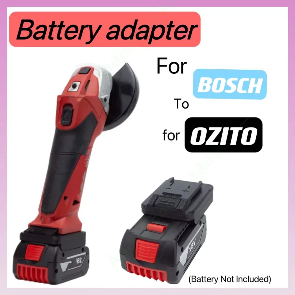 Tool Adapter For Bosch 18V Bbattery To Einhell to OZITO 18V Electric Tool Cordless Converter (Not include battery)
Tool Adapter For Bosch 18V Bbattery To Einhell to OZITO 18V Electric Tool Cordless Converter (Not include battery)