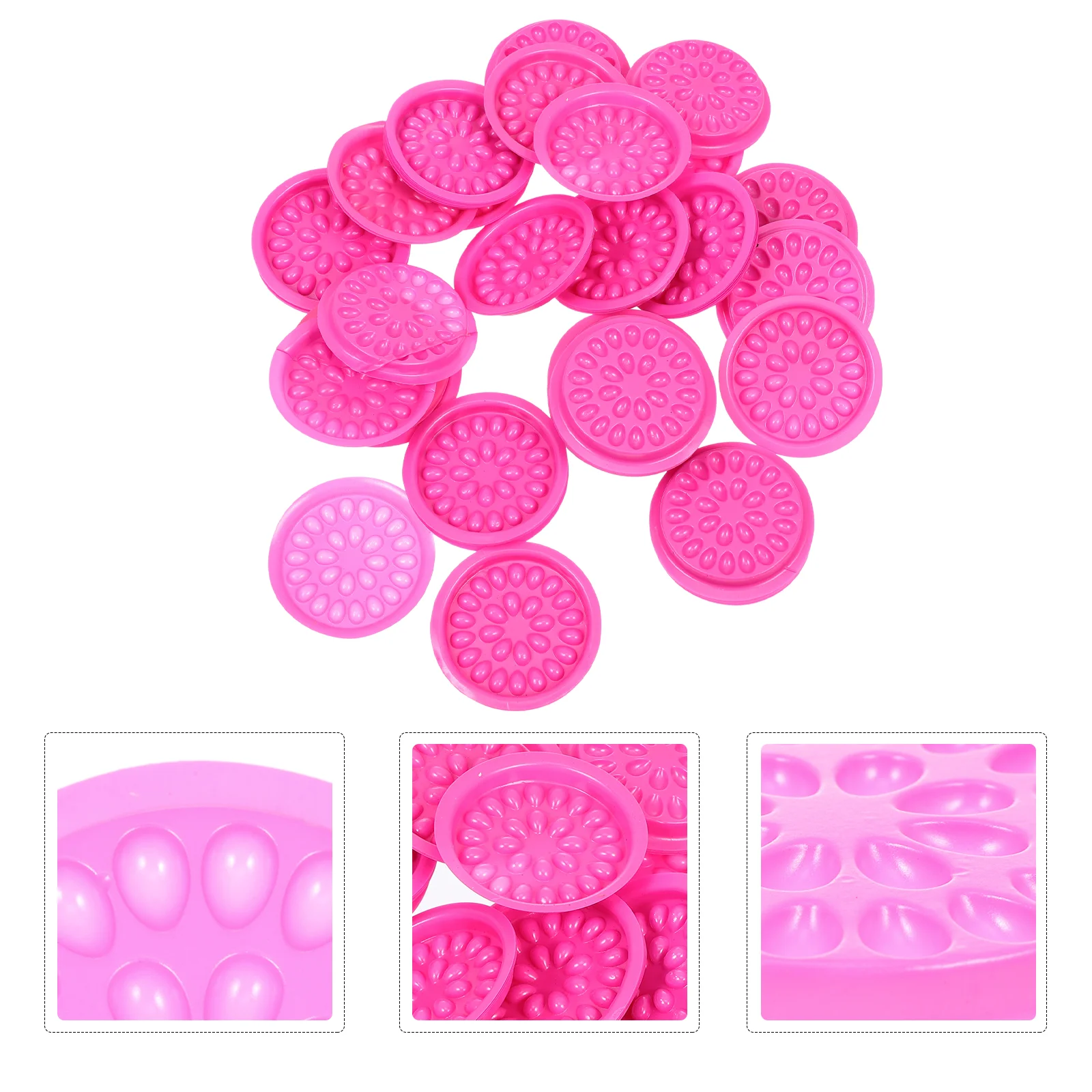 100 Pcs Disposable Containers Glue Tray PVC Plates Rubber Pad Beauty Tool Planting Eyelash Grafting Holder
100 Pcs Disposable Containers Glue Tray PVC Plates Rubber Pad Beauty Tool Planting Eyelash Grafting Holder