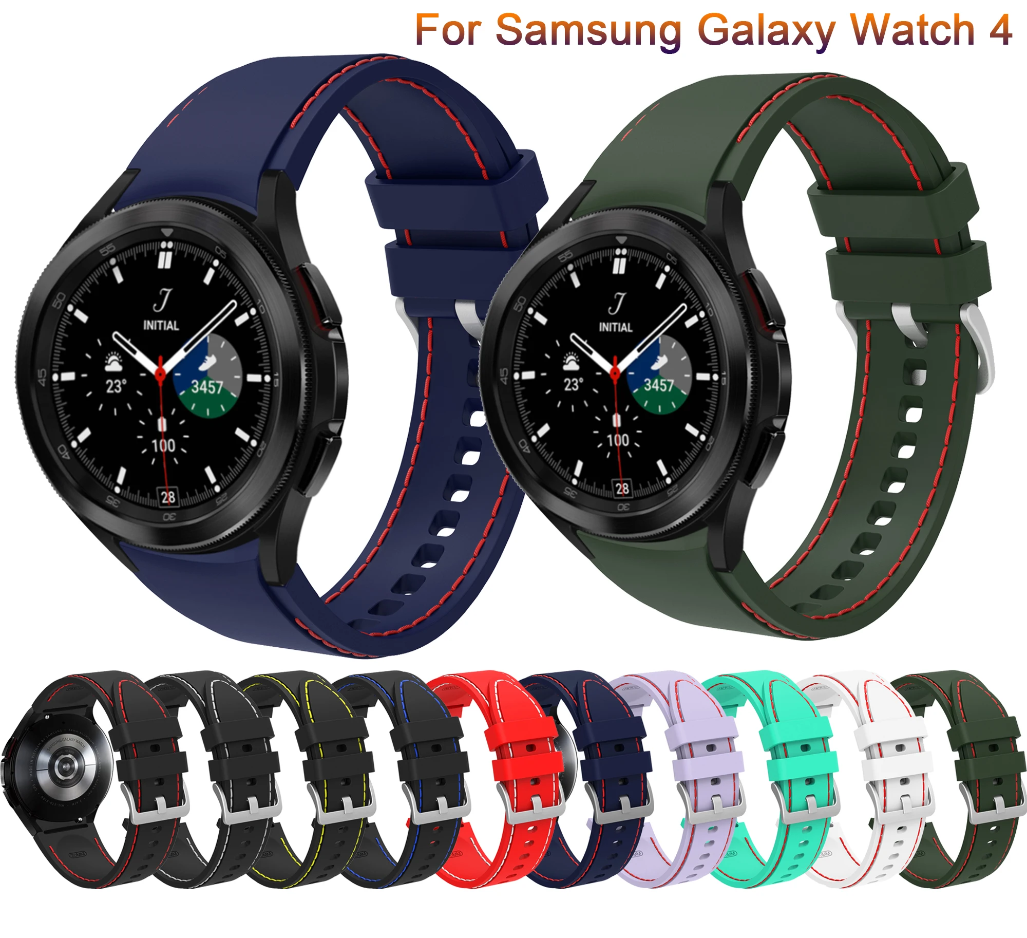 Ремешок силиконовый для Samsung Galaxy Watch 4 Classic, изогнутый браслет для Galaxy Watch 4 44 мм 40 мм 46 мм 42 мм
Ремешок силиконовый для Samsung Galaxy Watch 4 Classic, изогнутый браслет для Galaxy Watch 4 44 мм 40 мм 46 мм 42 мм