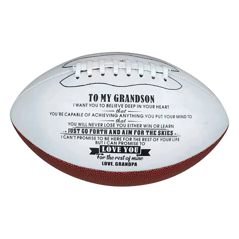 Rugby Ball American Football Sports Practice Training Ball Recreation Microfiber Leather Number 9 Training Rugby
Rugby Ball American Football Sports Practice Training Ball Recreation Microfiber Leather Number 9 Training Rugby
