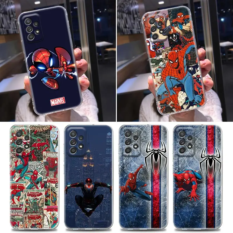 Silicone Clear Case For Samsung Galaxy A52 A51 A53 A72 A71 A32 A31 A41 A22 A11 5G Soft Cases Cover Spider Man Marvel Comics
Silicone Clear Case For Samsung Galaxy A52 A51 A53 A72 A71 A32 A31 A41 A22 A11 5G Soft Cases Cover Spider Man Marvel Comics