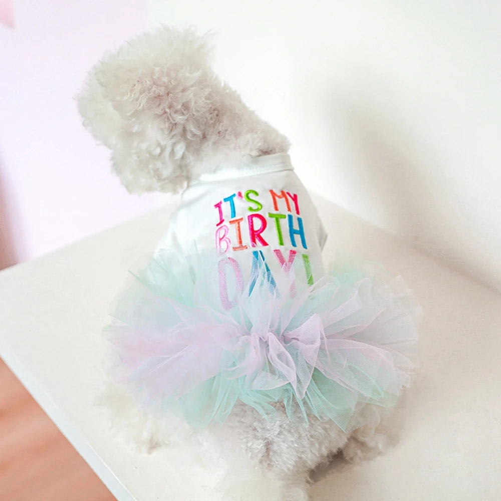 Dog Birthday Dress for Small Dogs Cats Puppy Pet Kitten Holiday Festival Dog Costume Doggie Shirts Outfits Apparel Clothing
Dog Birthday Dress for Small Dogs Cats Puppy Pet Kitten Holiday Festival Dog Costume Doggie Shirts Outfits Apparel Clothing
